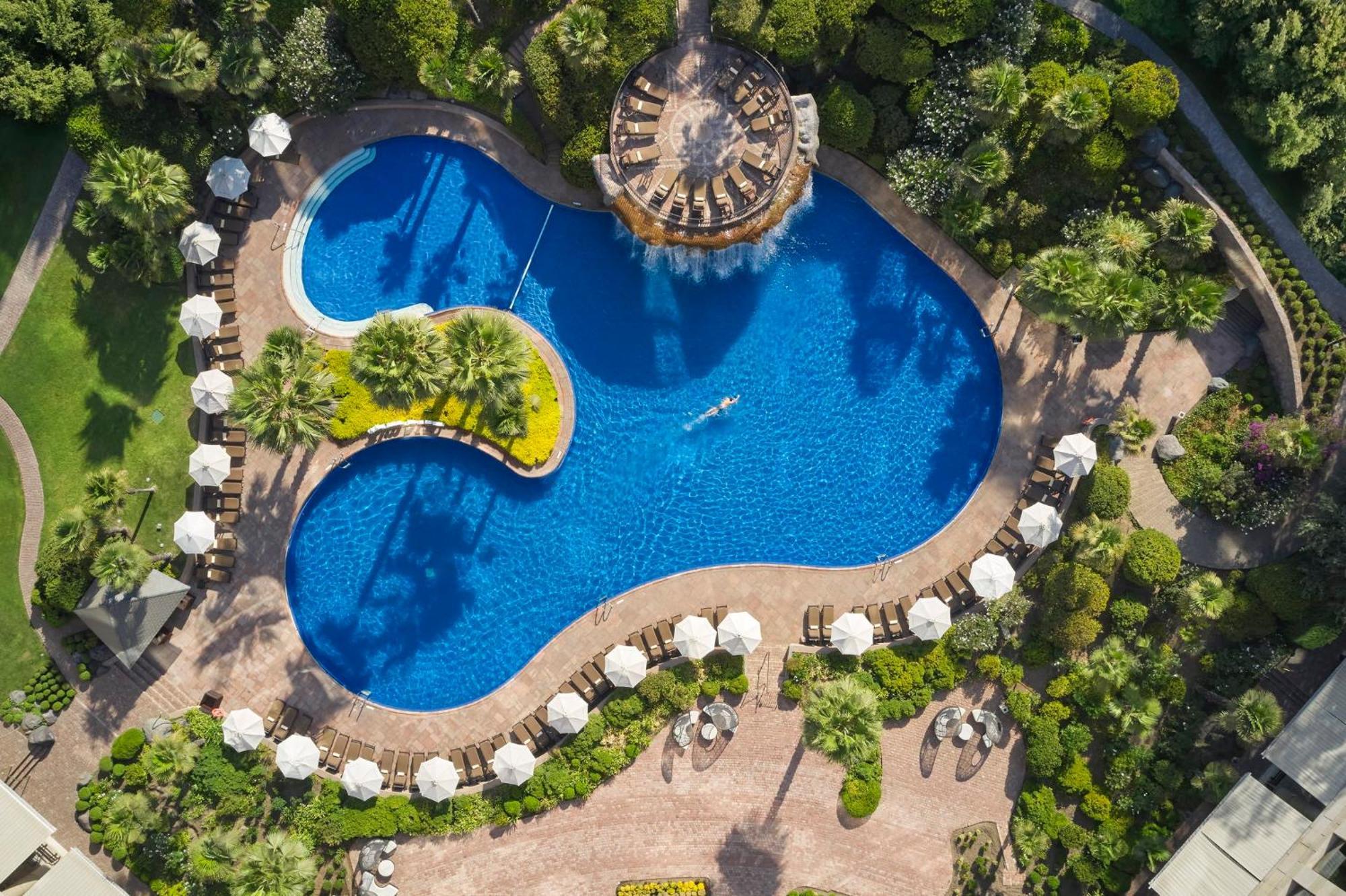 Mandarin Oriental, Santiago Hotel Luaran gambar The swimming pool at the hotel